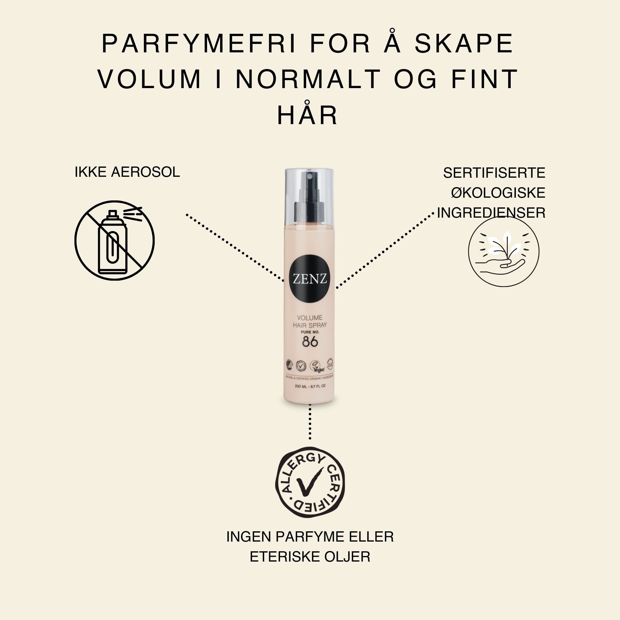 Volume Hair Spray Pure no. 86