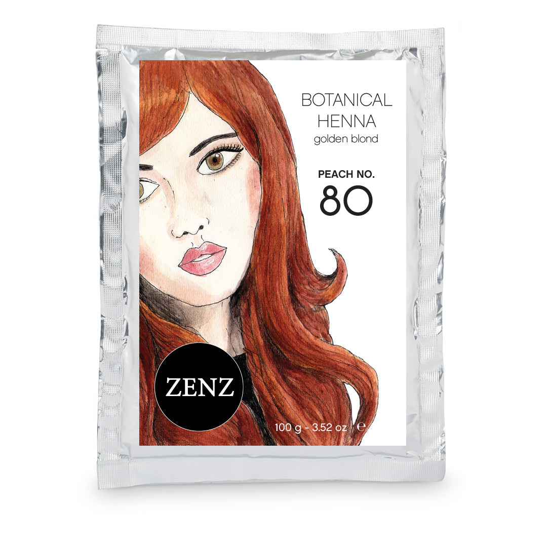 Botanical Henna Hair Colour Peach no. 80 (100 g)