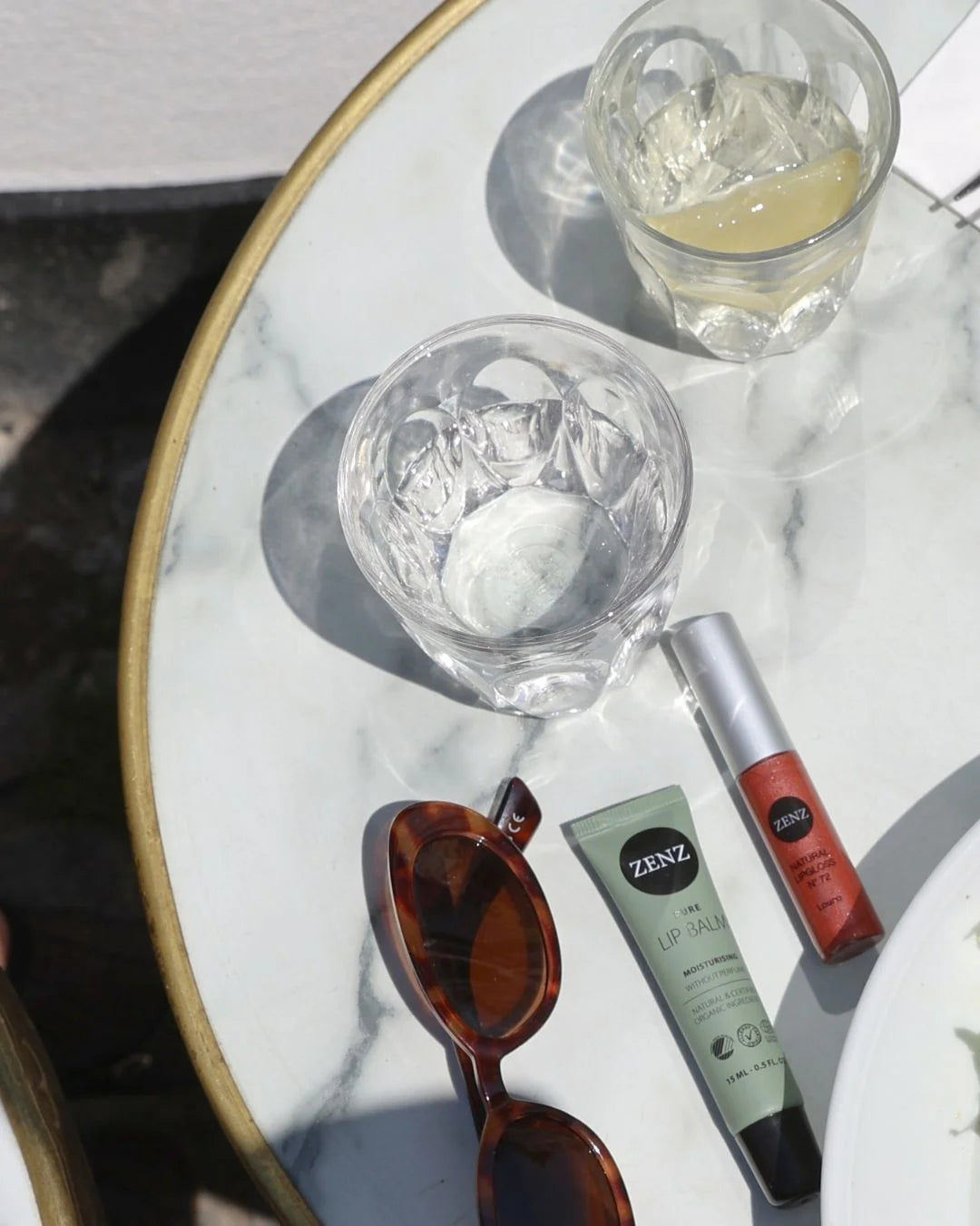 Natural Lipgloss Laura no. 72, nougat brown